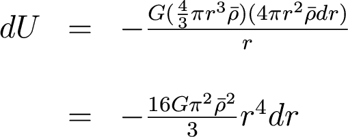 Gravitational potential energy formula